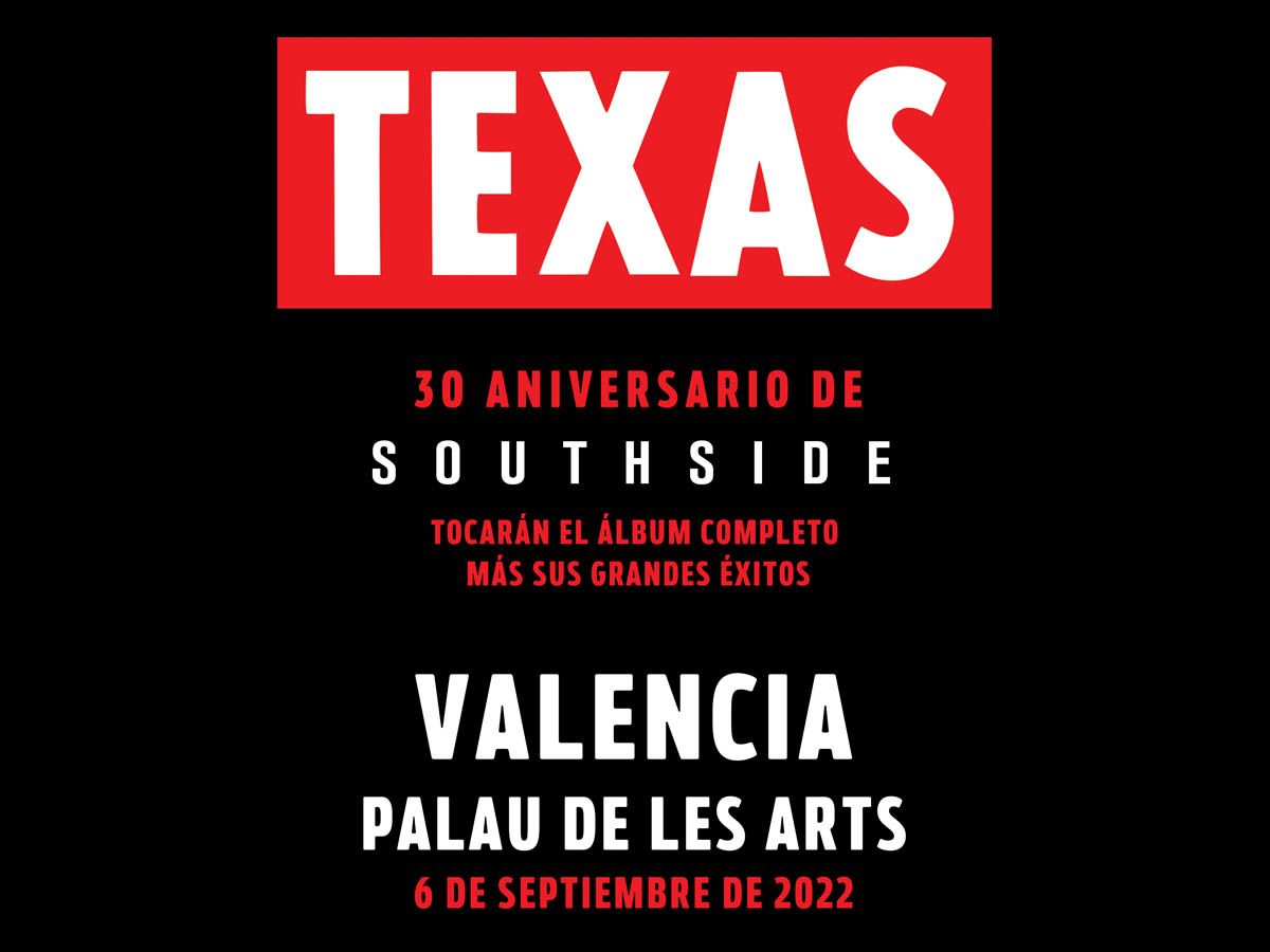 Aplazado el concierto de TEXAS en Valencia al 06 de septiembre