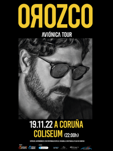 Antonio Orozco: A Coruña Coliseum | 19 de noviembre