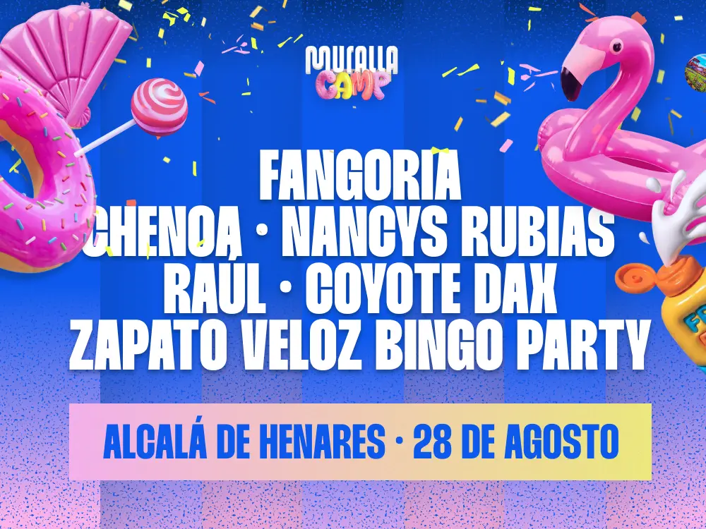 Muralla Camp 2026 completa su cartel y promete una gran noche de pop y nostalgia dosmilera en Alcalá de Henares