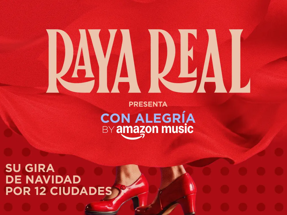 Raya Real presenta «Con Alegría by Amazon Music», su gira de Navidad por 12 ciudades